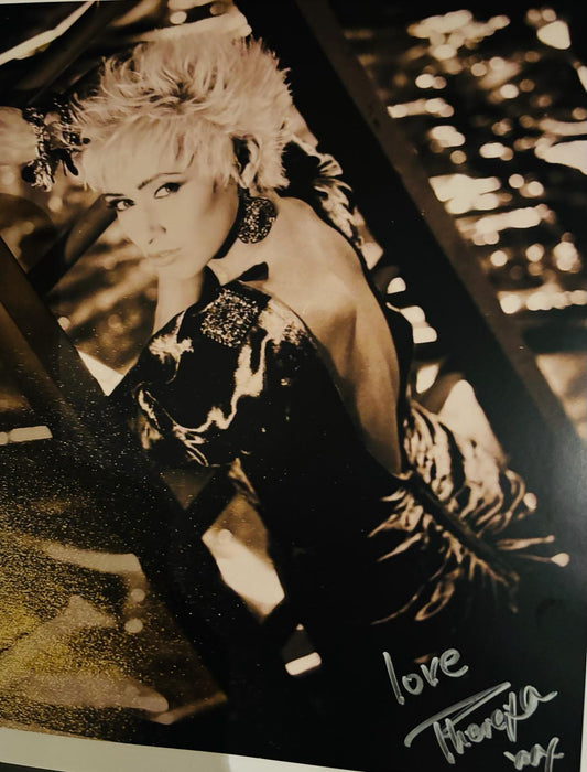 Personalised photo with autograph